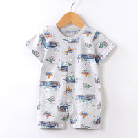 Load image into Gallery viewer, Baby Unisex Fruit Dinosaur Animals Car Cartoon Print Jumpsuits Wholesale 22041274
