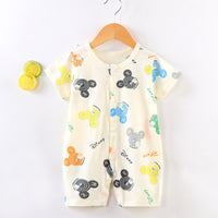Load image into Gallery viewer, Baby Unisex Fruit Dinosaur Animals Car Cartoon Print Jumpsuits Wholesale 22041274

