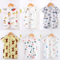 Load image into Gallery viewer, Baby Unisex Fruit Dinosaur Animals Car Cartoon Print Jumpsuits Wholesale 22041274
