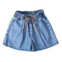 Load image into Gallery viewer, Kid Big Kid Girls Solid Color Ribbon Shorts Wholesale 22041277
