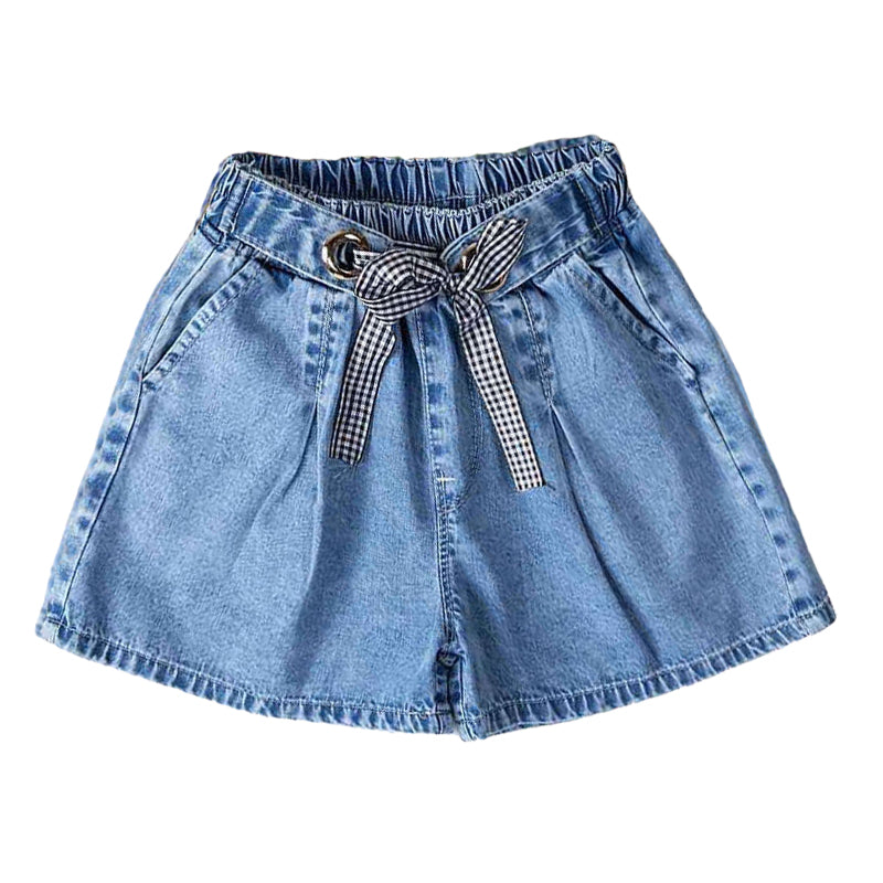 Kid Big Kid Girls Solid Color Ribbon Shorts Wholesale 22041277