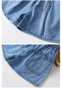 Load image into Gallery viewer, Kid Big Kid Girls Solid Color Ribbon Shorts Wholesale 22041277
