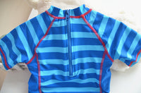 Load image into Gallery viewer, Baby Kid Boys Striped Letters Animals Print Rompers Swimwears Wholesale 22042212
