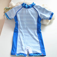 Load image into Gallery viewer, Baby Kid Boys Striped Letters Animals Print Rompers Swimwears Wholesale 22042212
