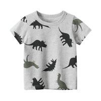 Load image into Gallery viewer, Baby Kid Boys Dinosaur Cartoon Print T-Shirts Wholesale 220414113
