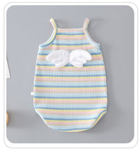 Load image into Gallery viewer, Baby Girls Striped Color-blocking Wings Rompers Wholesale 220414116
