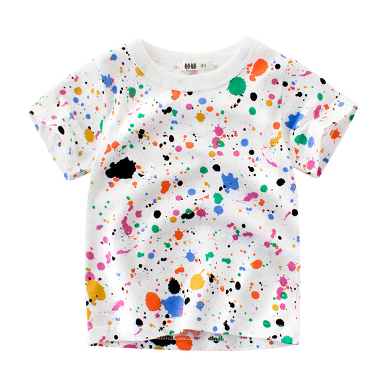 Baby Kid Boys Color-blocking T-Shirts Wholesale 22041412