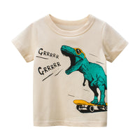 Load image into Gallery viewer, Baby Kid Boys Dinosaur Cartoon Print T-Shirts Wholesale 220414130
