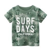 Load image into Gallery viewer, Baby Kid Boys Letters Tropical print T-Shirts Wholesale 220414140
