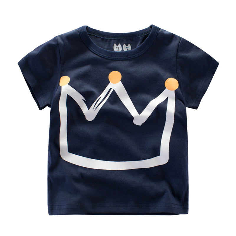 Baby Kid Unisex Print T-Shirts Wholesale 22041415