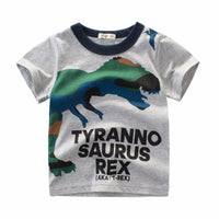 Load image into Gallery viewer, Baby Kid Unisex Dinosaur Print T-Shirts Wholesale 22041416

