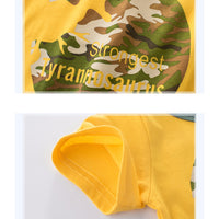 Load image into Gallery viewer, Baby Kid Unisex Dinosaur Print T-Shirts Wholesale 22041416
