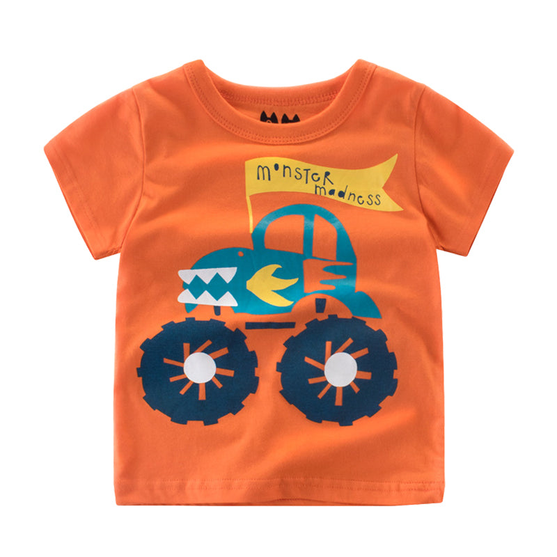 Baby Kid Unisex Car T-Shirts Wholesale 22041417