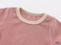 Load image into Gallery viewer, Baby Girls Boys Muslin&amp;Ribbed Rompers Wholesale 220414186
