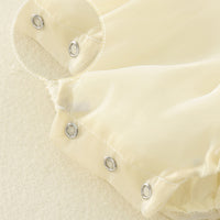 Load image into Gallery viewer, Baby Girls Color-blocking Bow Rompers Dresses Wholesale 220414197
