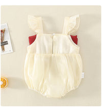 Load image into Gallery viewer, Baby Girls Color-blocking Bow Rompers Dresses Wholesale 220414197
