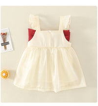 Load image into Gallery viewer, Baby Girls Color-blocking Bow Rompers Dresses Wholesale 220414197
