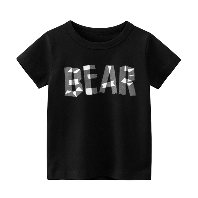 Baby Kid Boys Letters Color-blocking T-Shirts Wholesale 220414200