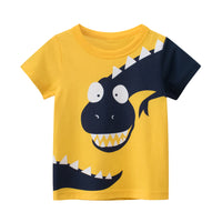 Load image into Gallery viewer, Baby Kid Boys Dinosaur Cartoon Print T-Shirts Wholesale 220414206
