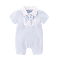 Load image into Gallery viewer, Baby Girls Boys Letters Color-blocking Cartoon Print Rompers Wholesale 220414215
