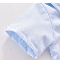 Load image into Gallery viewer, Baby Girls Boys Letters Color-blocking Cartoon Print Rompers Wholesale 220414215
