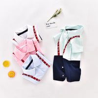 Load image into Gallery viewer, Baby Girls Boys Letters Color-blocking Cartoon Print Rompers Wholesale 220414215
