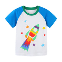 Load image into Gallery viewer, Baby Kid Boys Color-blocking Star Print T-Shirts Wholesale 220414240
