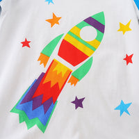 Load image into Gallery viewer, Baby Kid Boys Color-blocking Star Print T-Shirts Wholesale 220414240
