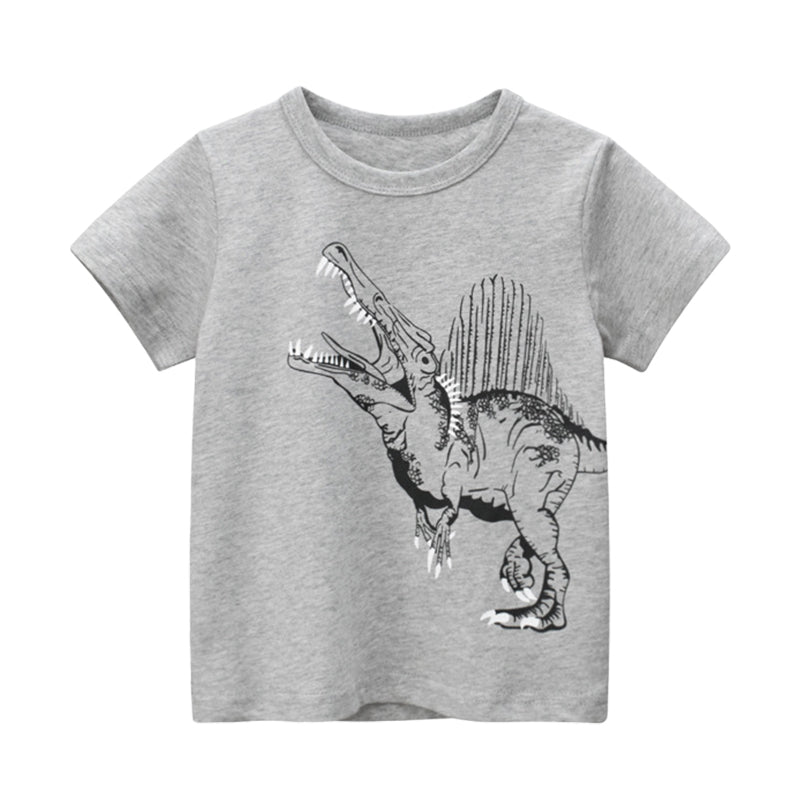 Baby Kid Boys Dinosaur Print T-Shirts Wholesale 220414258