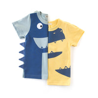 Load image into Gallery viewer, Baby Kid Unisex Dinosaur T-Shirts Wholesale 22041426
