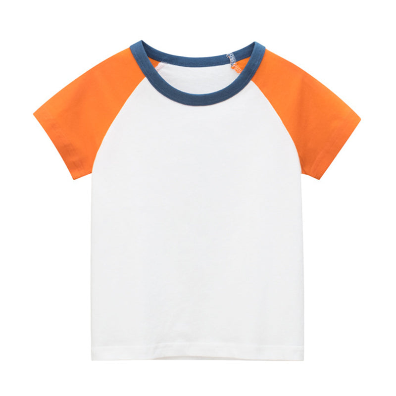 Baby Kid Boys Color-blocking T-Shirts Wholesale 220414274