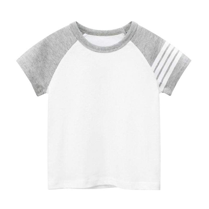 Baby Kid Boys Striped T-Shirts Wholesale 220414278