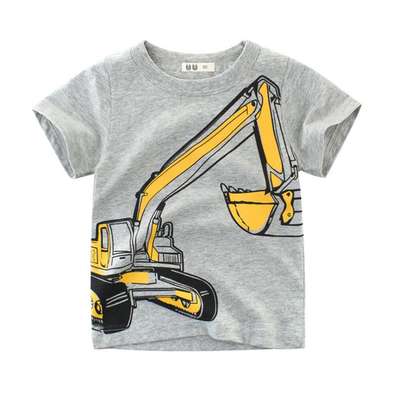 Baby Kid Unisex Car T-Shirts Wholesale 22041429