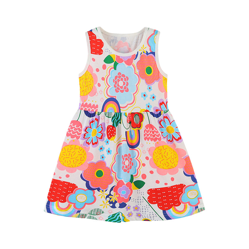 Baby Kid Girls Flower Dresses Wholesale 220414301