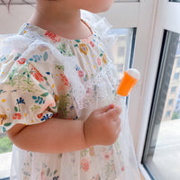 Load image into Gallery viewer, Baby Girls Flower Print Rompers Wholesale 220414309
