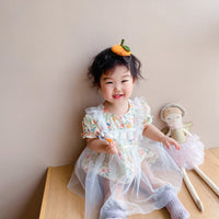 Load image into Gallery viewer, Baby Girls Flower Print Rompers Wholesale 220414309
