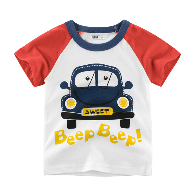 Baby Kid Unisex Car T-Shirts Wholesale 22041435