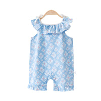Load image into Gallery viewer, Baby Kid Girls Flower Fruit Polka dots Cartoon Print Rompers Wholesale 220414354
