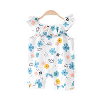 Load image into Gallery viewer, Baby Kid Girls Flower Fruit Polka dots Cartoon Print Rompers Wholesale 220414354
