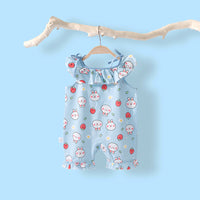 Load image into Gallery viewer, Baby Kid Girls Flower Fruit Polka dots Cartoon Print Rompers Wholesale 220414354
