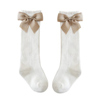 Load image into Gallery viewer, Baby Kid Girls Solid Color Bow Accessories Socks Wholesale 220414358

