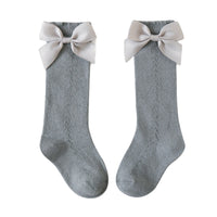Load image into Gallery viewer, Baby Kid Girls Solid Color Bow Accessories Socks Wholesale 220414358
