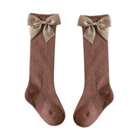 Load image into Gallery viewer, Baby Kid Girls Solid Color Bow Accessories Socks Wholesale 220414358
