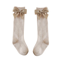 Load image into Gallery viewer, Baby Kid Girls Solid Color Bow Accessories Socks Wholesale 220414358
