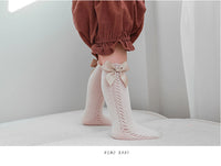 Load image into Gallery viewer, Baby Kid Girls Solid Color Bow Accessories Socks Wholesale 220414358
