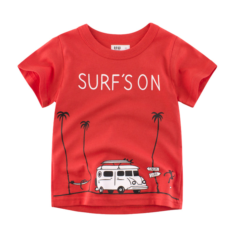 Baby Kid Unisex Car T-Shirts Wholesale 22041436