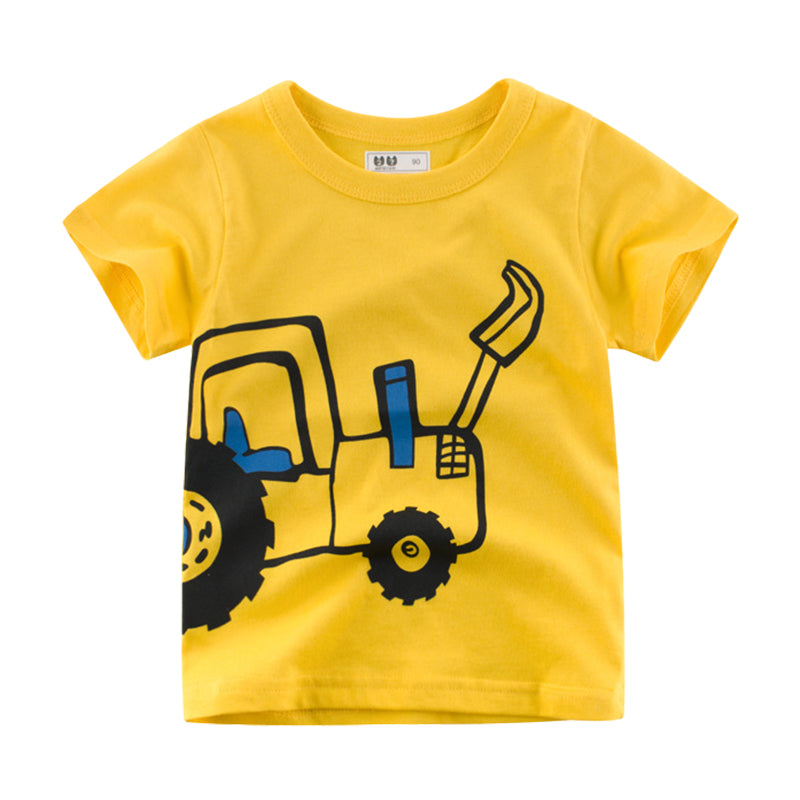 Baby Kid Unisex Car T-Shirts Wholesale 22041437