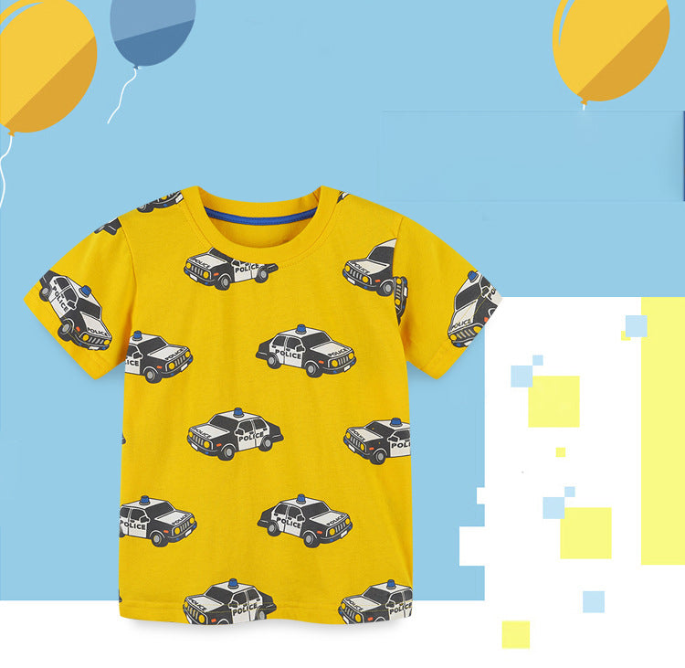Baby Kid Boys Car T-Shirts Wholesale 220414373