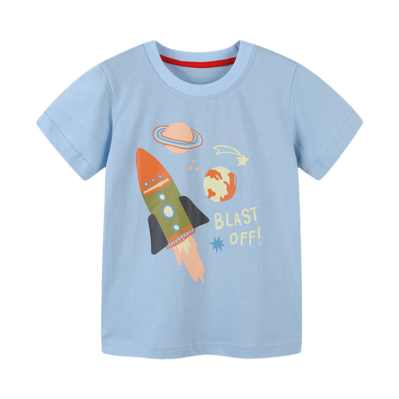 Baby Kid Boys Print T-Shirts Wholesale 220414376