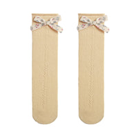 Load image into Gallery viewer, Girls Solid Color Bow Accessories Socks Wholesale 220414386
